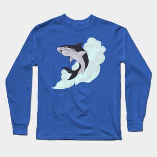 Shark with wave Long Sleeve T-Shirt